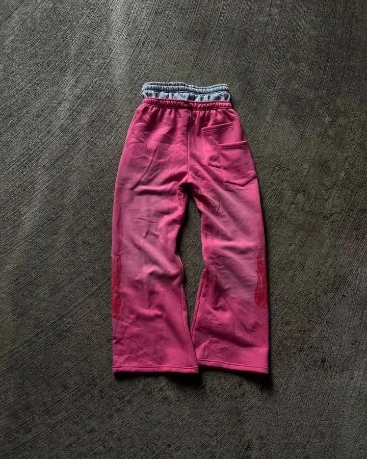 American Sweatpants Men And Women Casual Pants Fashionable High Waisted Jogging Pants