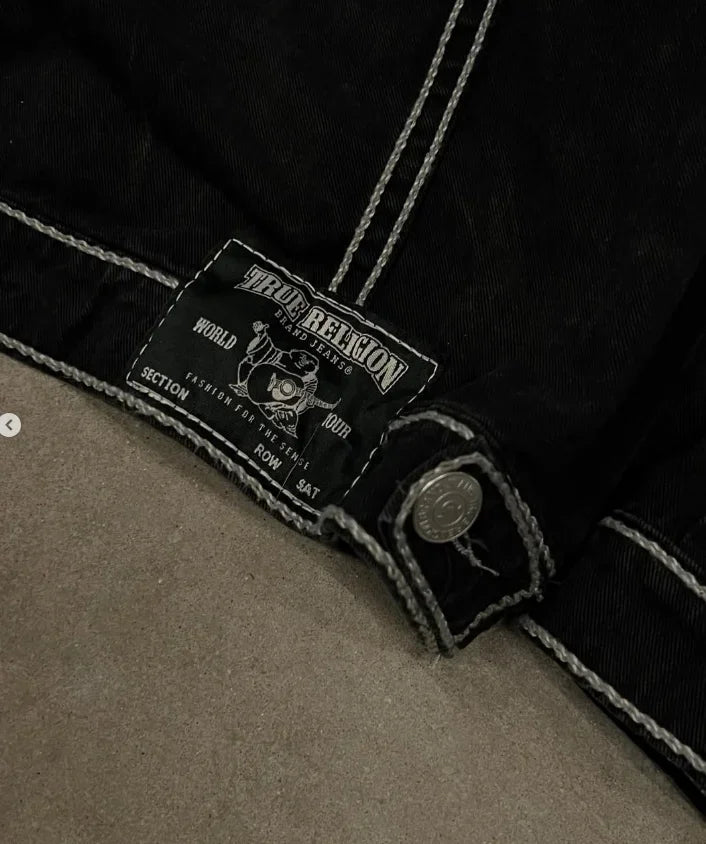 Denim jacket American street style casual sports