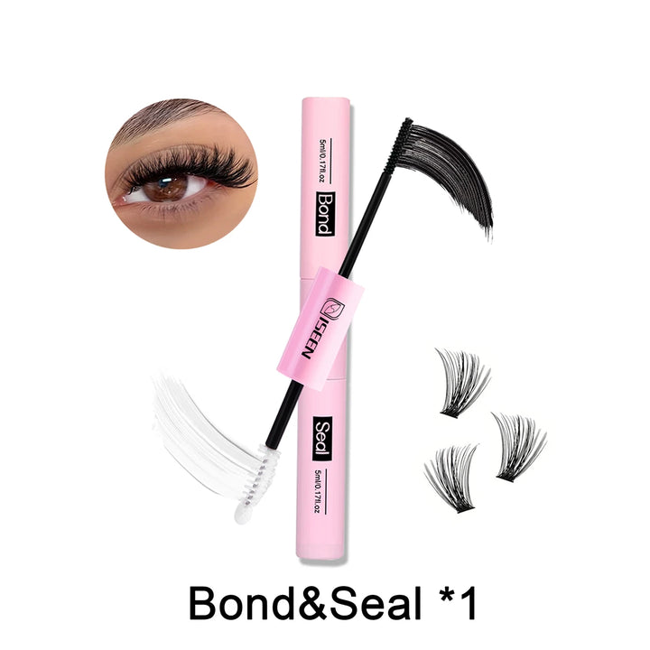 ISEEN Eyelash Bond & Seal 10ml  Eyelash Glue Remover 5ml Eyelash