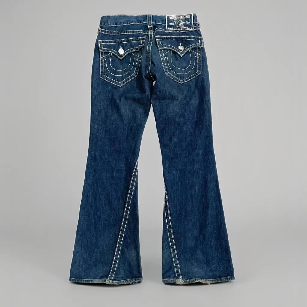 True Religion Denim Pants Trouser Hip Hop High Street Wear