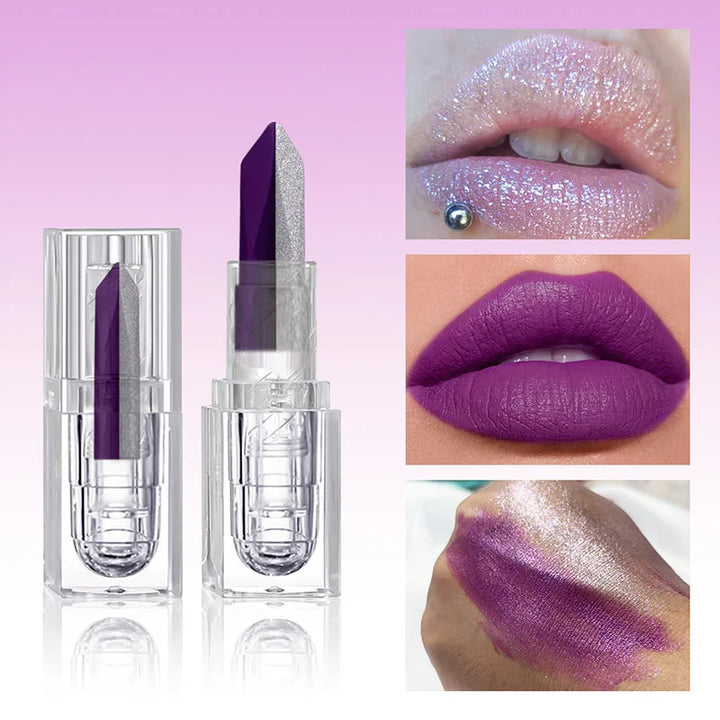 Two-tone Lipstick Pearl Matte Lasting Waterproof