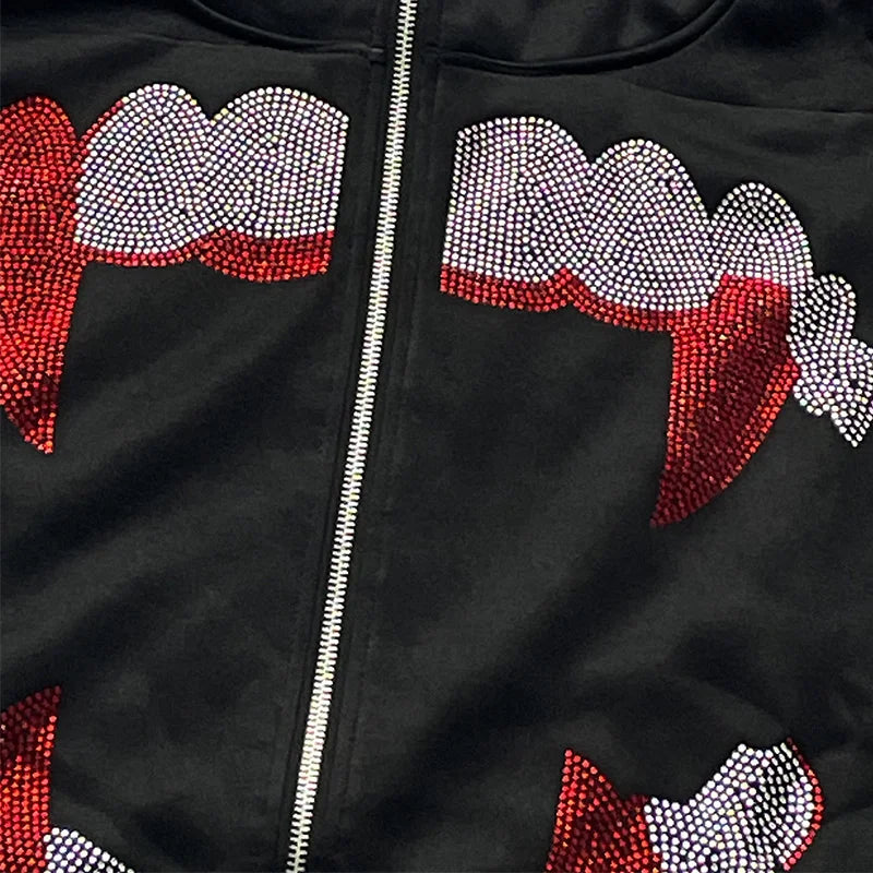 Hoodies Long Sleeve Coat Sweatshirt Jacket Streetwear
