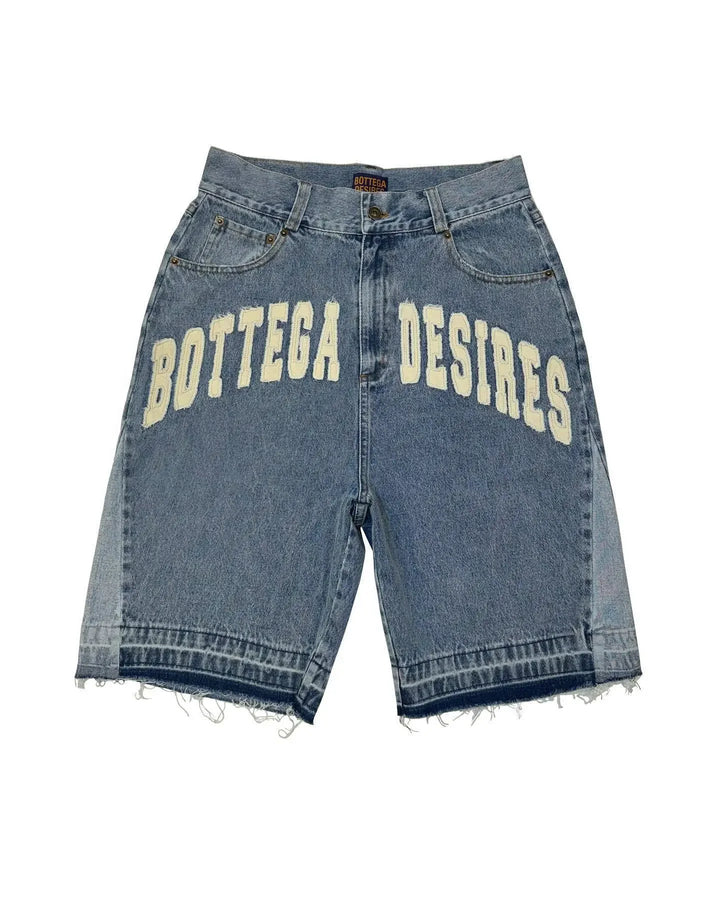 Bottega Desires Denim Shorts