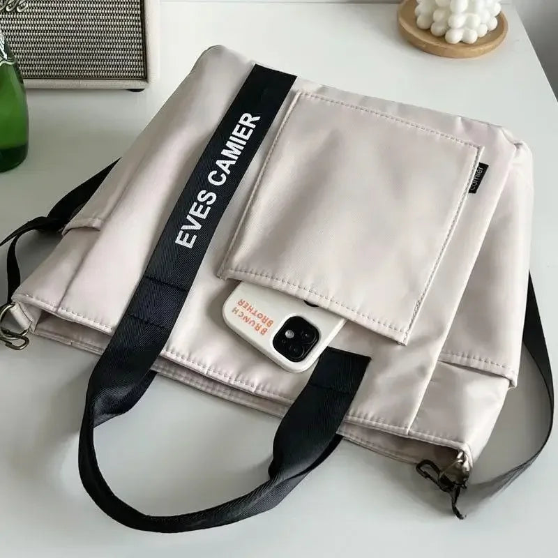 New Casual Tote Large Capacity Shoulder Bag Nylon Waterproof