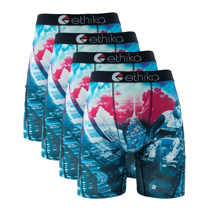 4Pcs ETHIKA Sexy Men Underwear Boxer