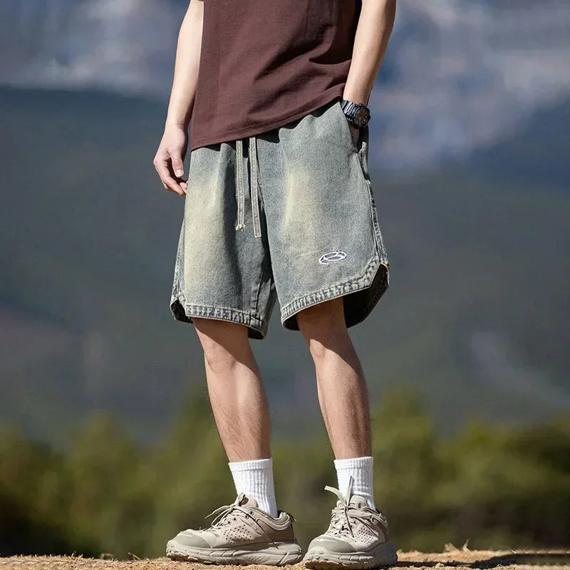 Streetwear Short Jeans Hip Hop Fashion Jorts