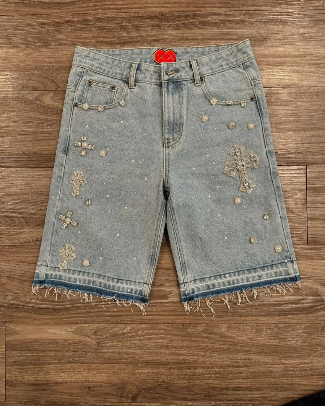 2025 classic trend street American loose low waist shorts