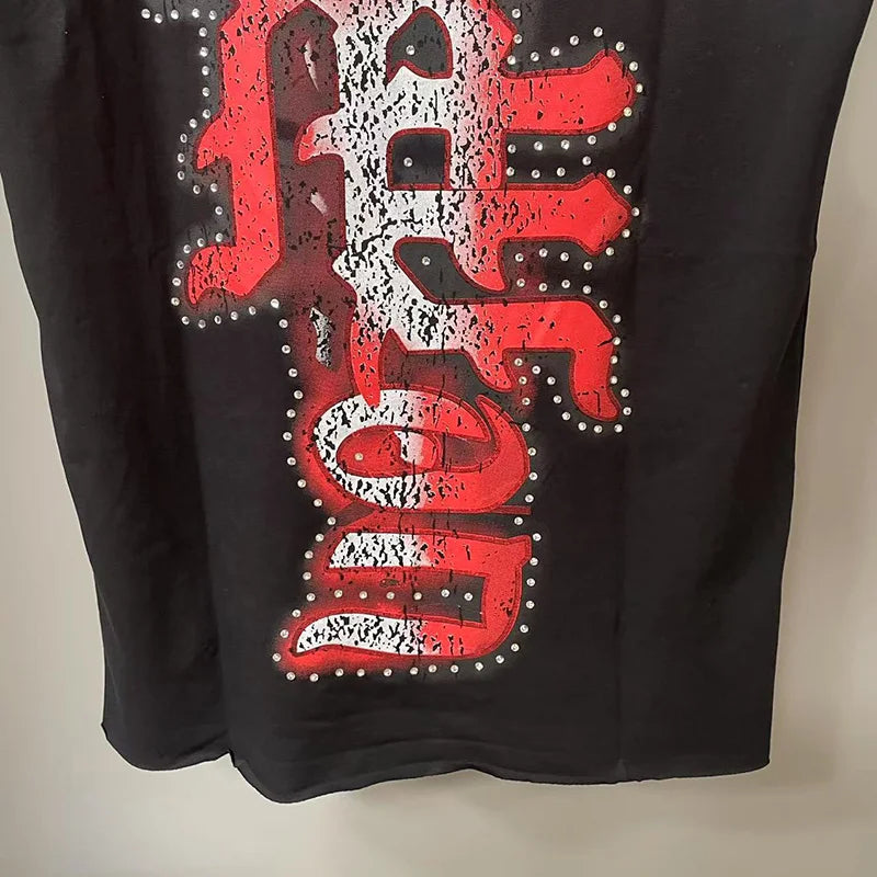 High Street Oversized Angel Baby Top Men And Women Summer Classic MIXED EMOTION