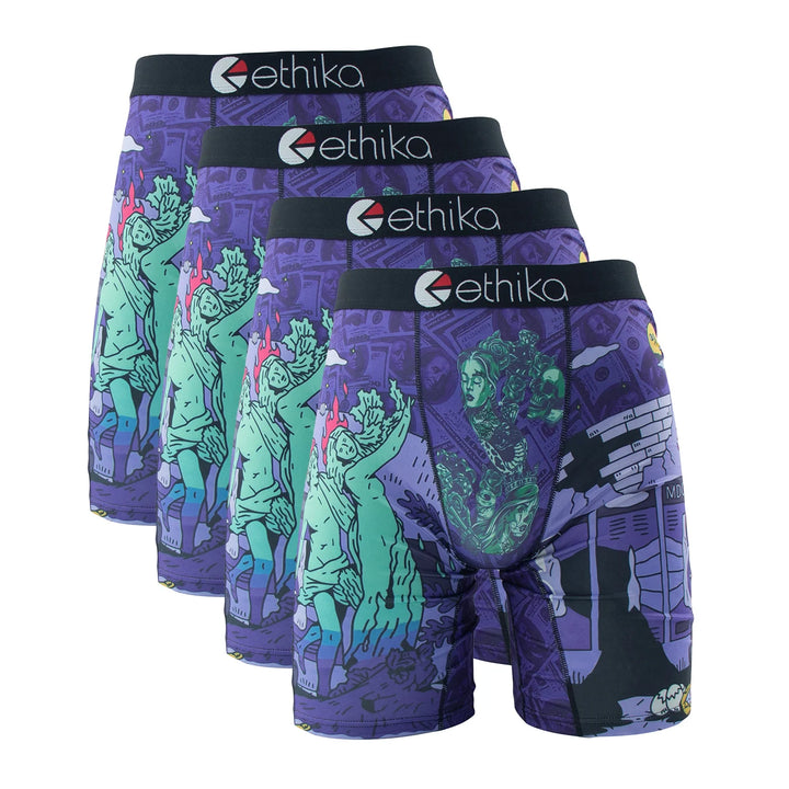 4Pcs ETHIKA Sexy Men Underwear Boxer