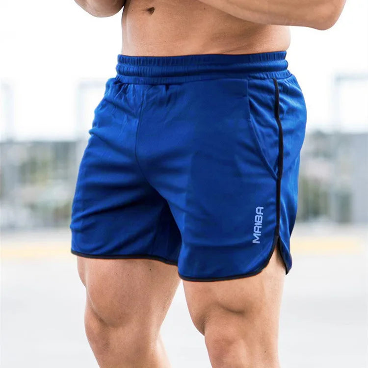 New Fitness Breathable Sports Running Shorts Summer Slim Training Quarter Pants 2025