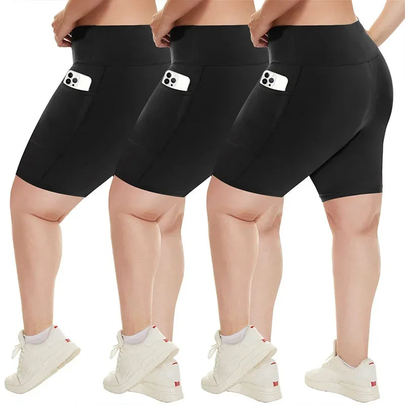 Women's High-Waisted Yoga Shorts