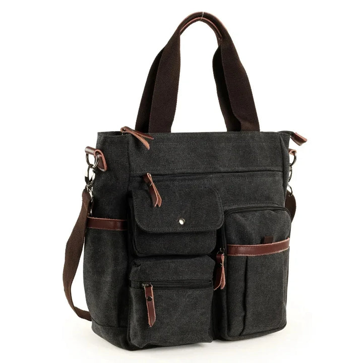 Canvas Messenger Bag Crossbody Unisex for Travel
