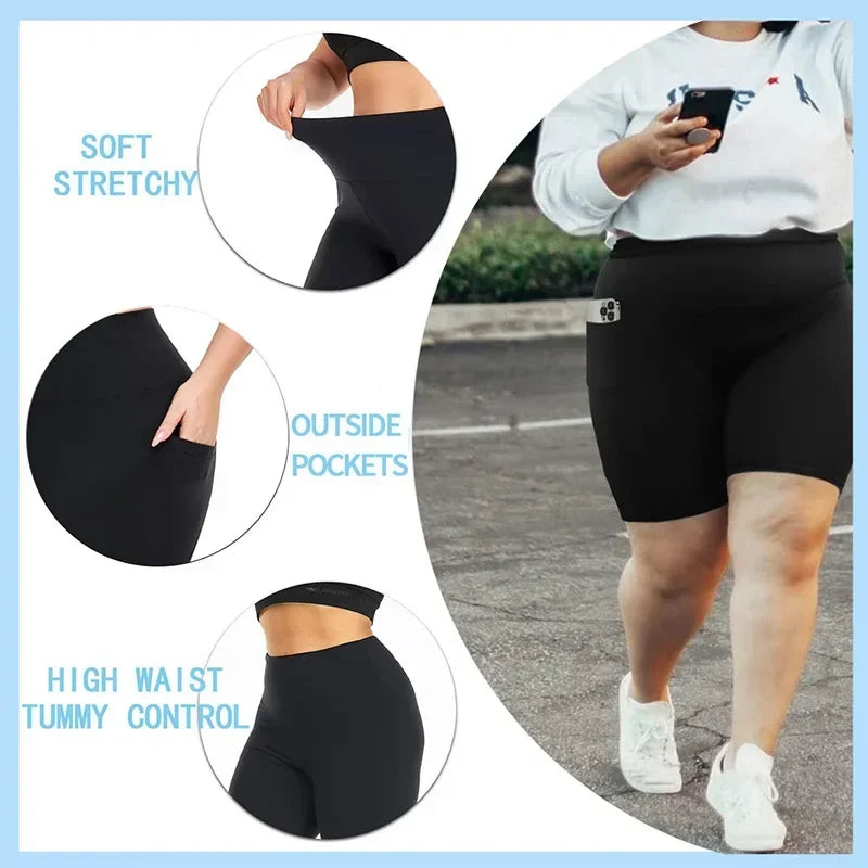 Women's High-Waisted Yoga Shorts
