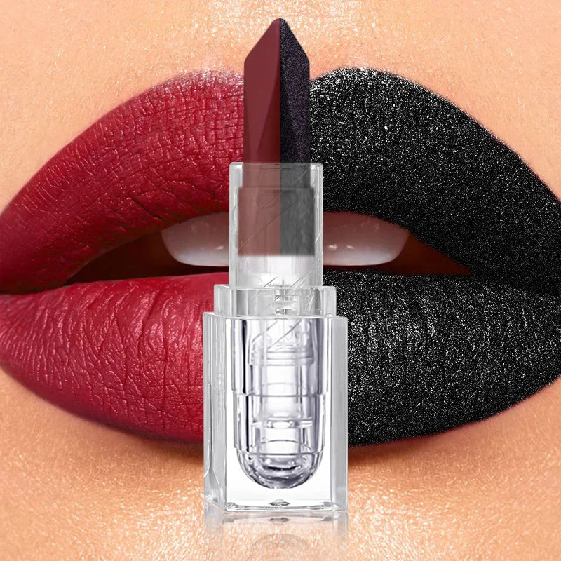 Two-tone Lipstick Pearl Matte Lasting Waterproof