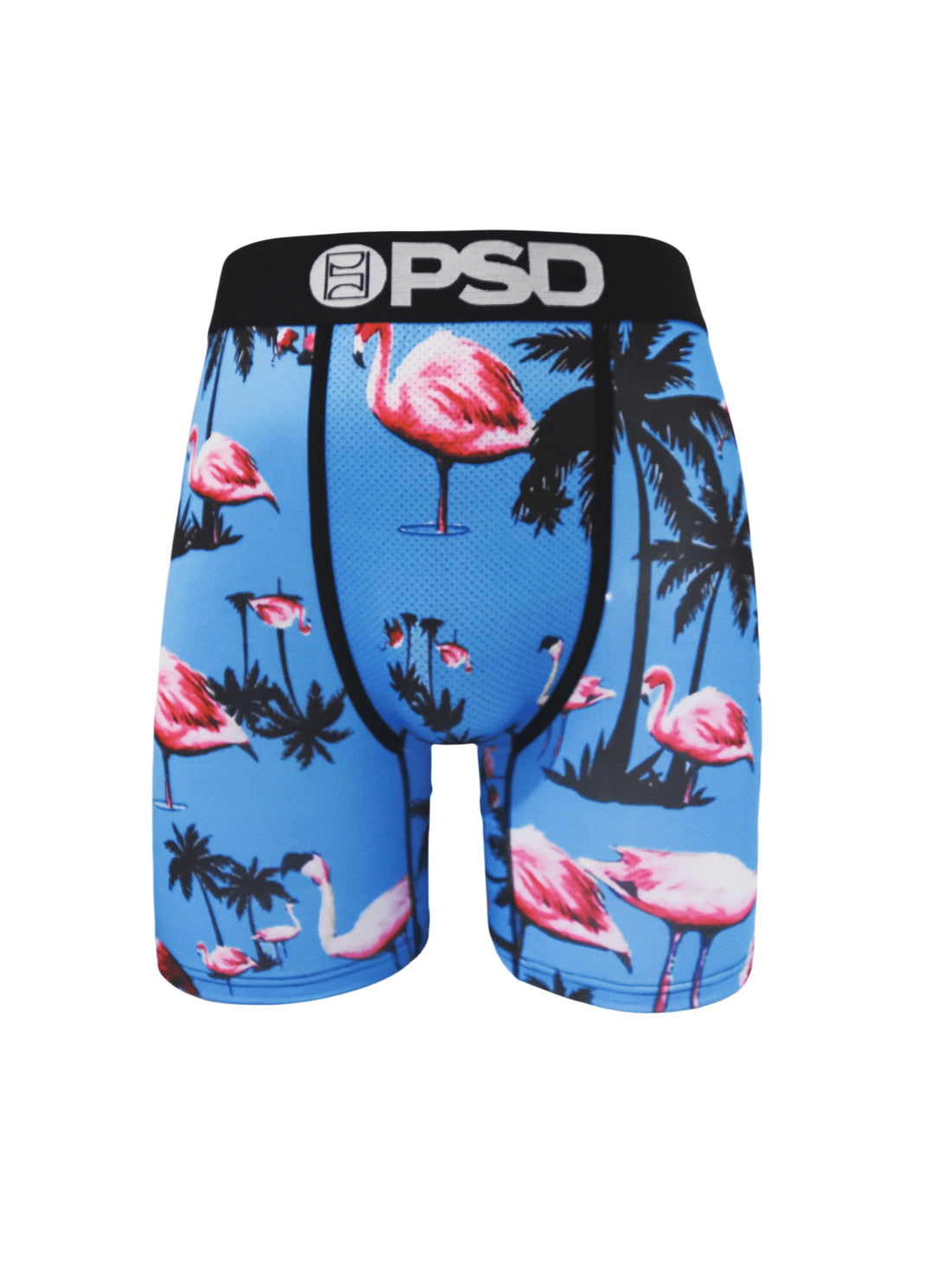 Men's PSD Boxer Briefs Soft Polyester Underwear, Quick-Dry Breathable Elastic