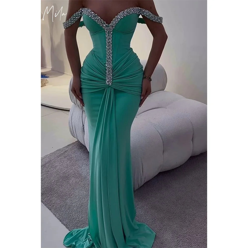 Diamonds Evening Dresses Mermaid Prom Dress 2025