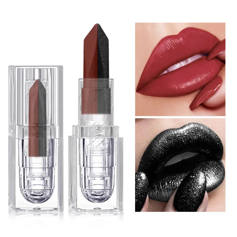 Two-tone Lipstick Pearl Matte Lasting Waterproof