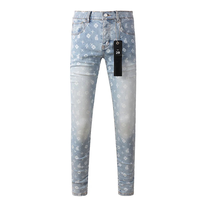 American Men's High Street Distressed  Stretch Skinny Jeans Pants