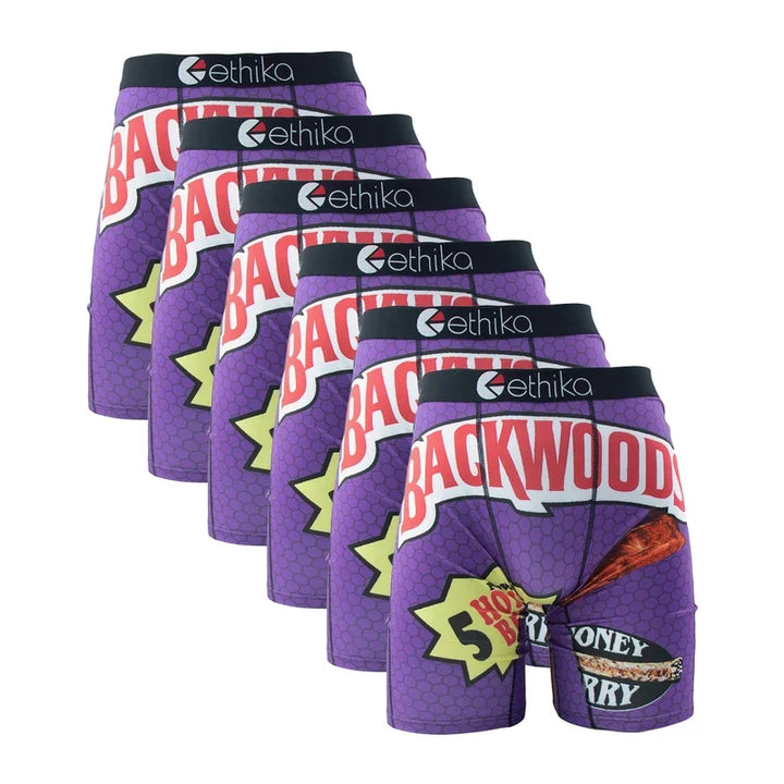 6Pcs ETHIKA Sexy Men Underwear Boxer
