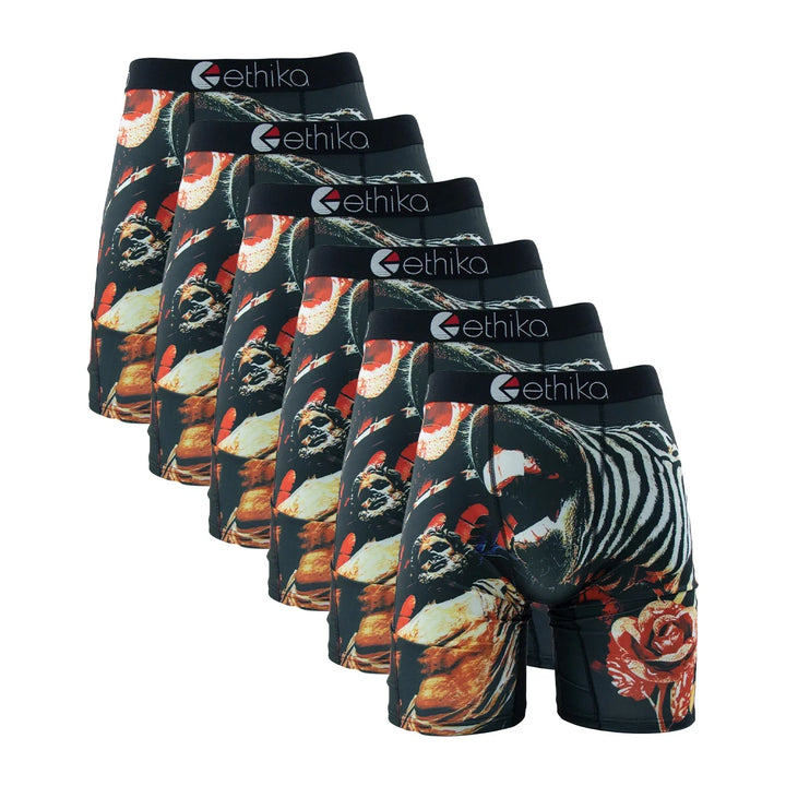 ETHIKA 6Pcs Sexy Men Underwear Boxer