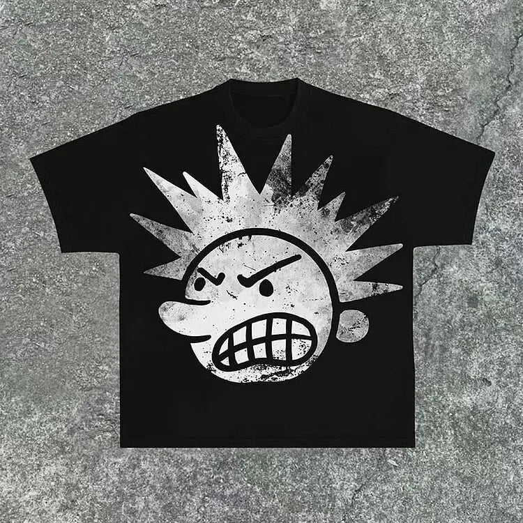 Street wear T-shirt Men's Hip Hop 100% cotton breathable short sleeve