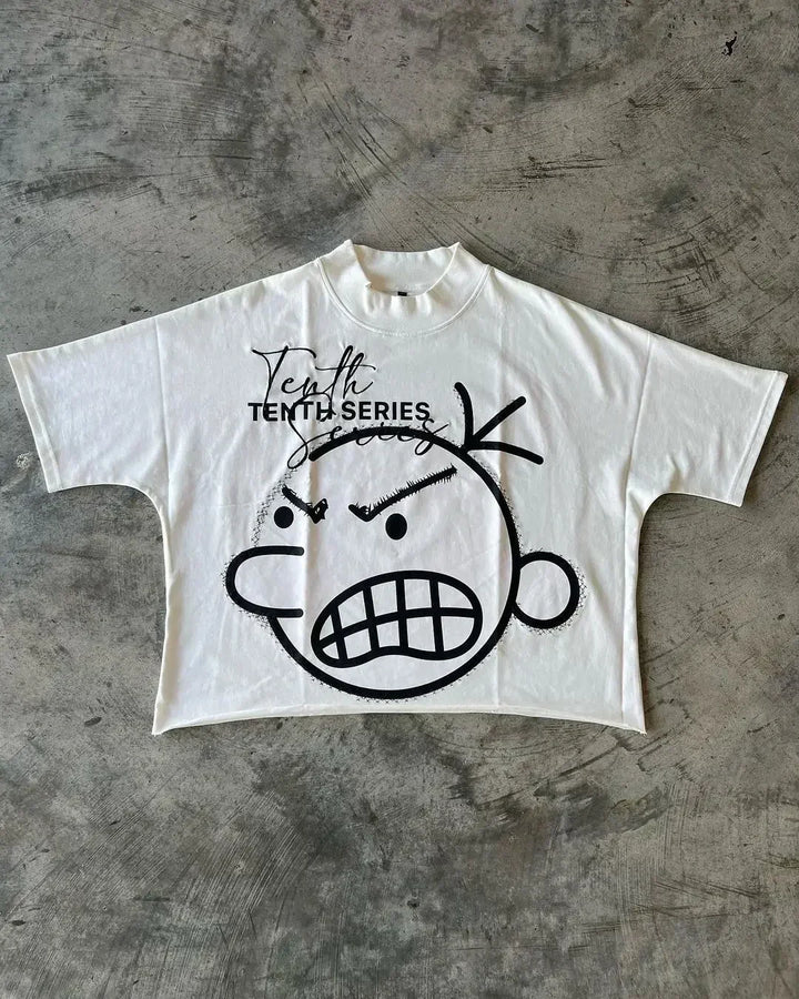 Streetwear T-Shirt Hip Hop Punk Rock Oversized Mens And Womens
