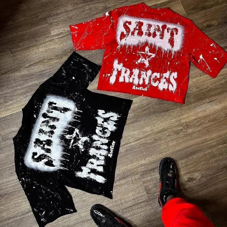 Streetwear T-Shirt Hip Hop Punk Rock Oversized Mens And Womens