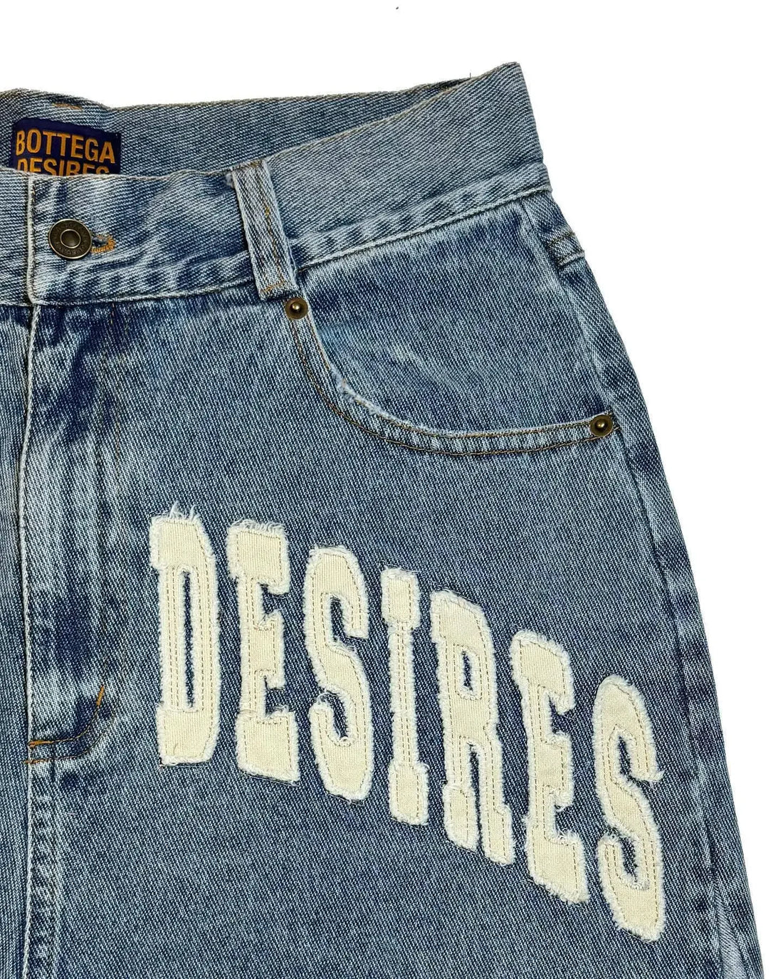 Bottega Desires Denim Shorts