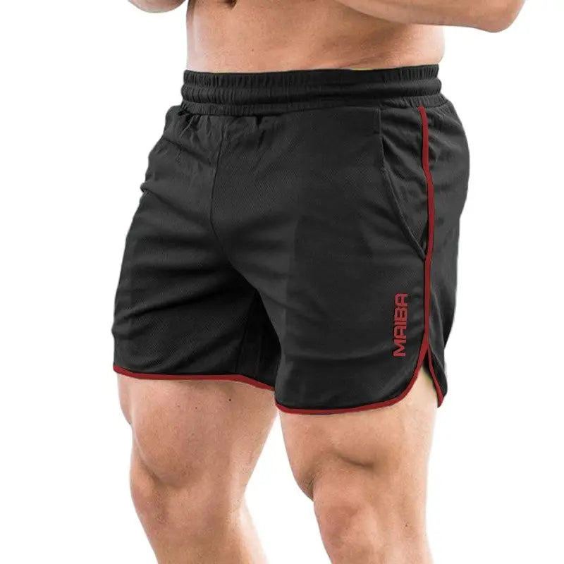 New Fitness Breathable Sports Running Shorts Summer Slim Training Quarter Pants 2025