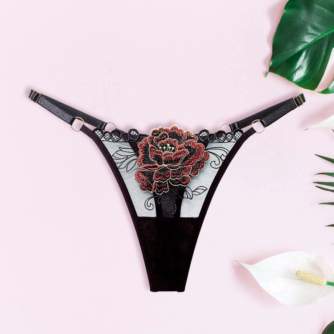 Sexy Flower Women G Underwear Ladies Briefs Lingere