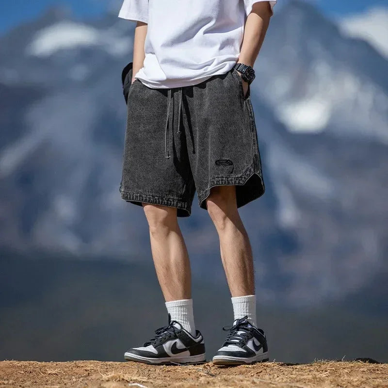 Streetwear Short Jeans Hip Hop Fashion Jorts