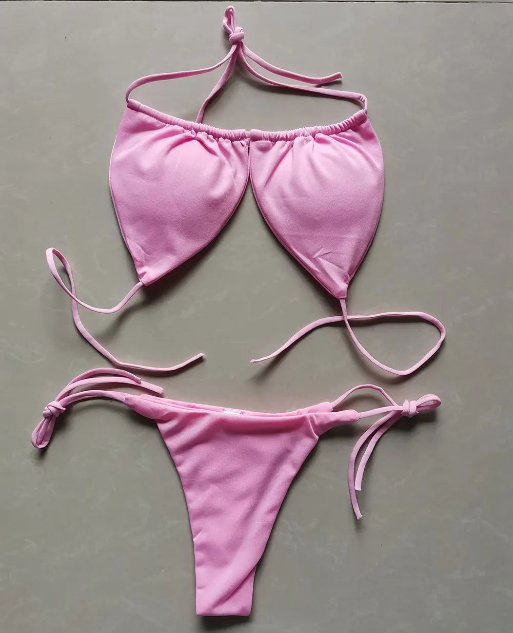 Summer Sexy Bikini set Push-up padded Bra Thong Split Swimwear