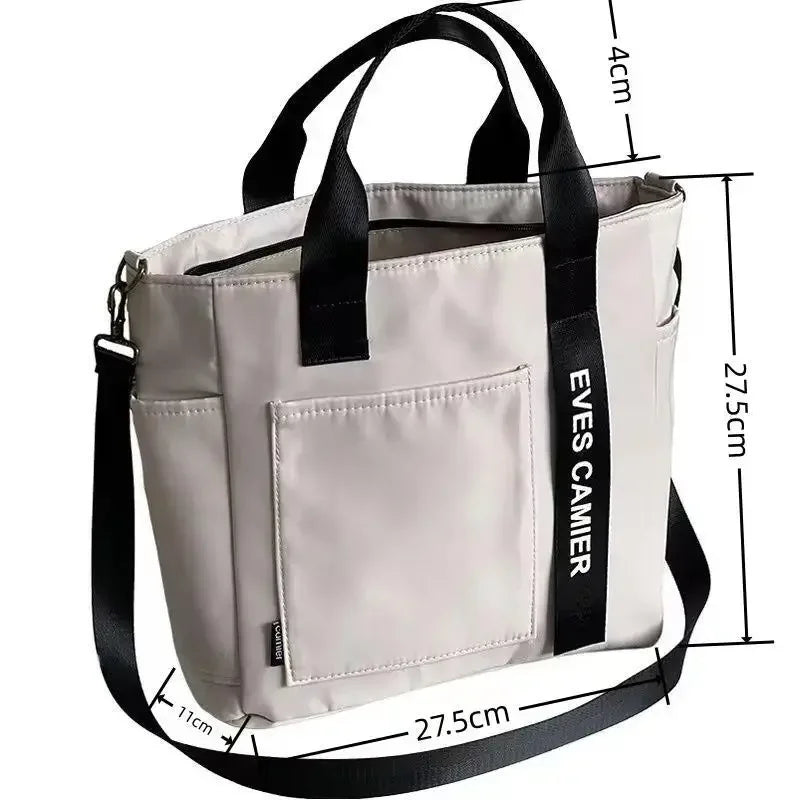 New Casual Tote Large Capacity Shoulder Bag Nylon Waterproof