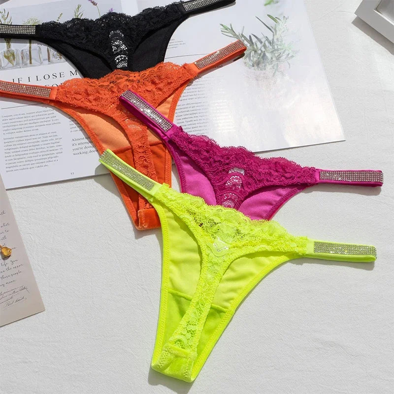New Women's Panties Victoria Underwear Low Rise Thongs Secret T Tanga Underpanties