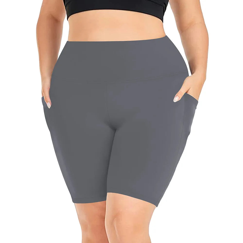 Women's High-Waisted Yoga Shorts