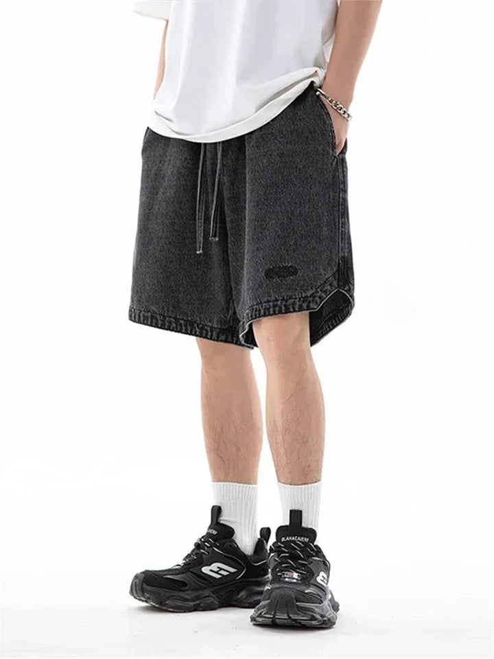 Streetwear Short Jeans Hip Hop Fashion Jorts