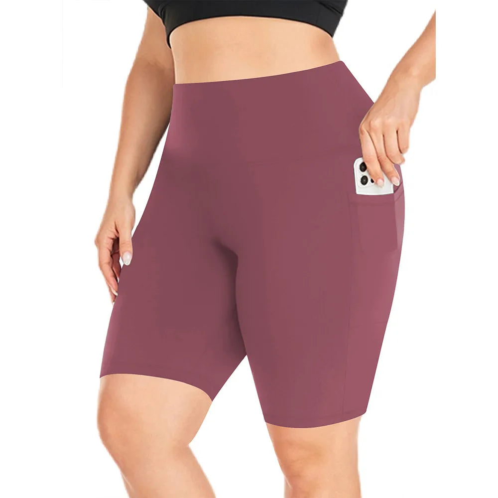 Women's High-Waisted Yoga Shorts