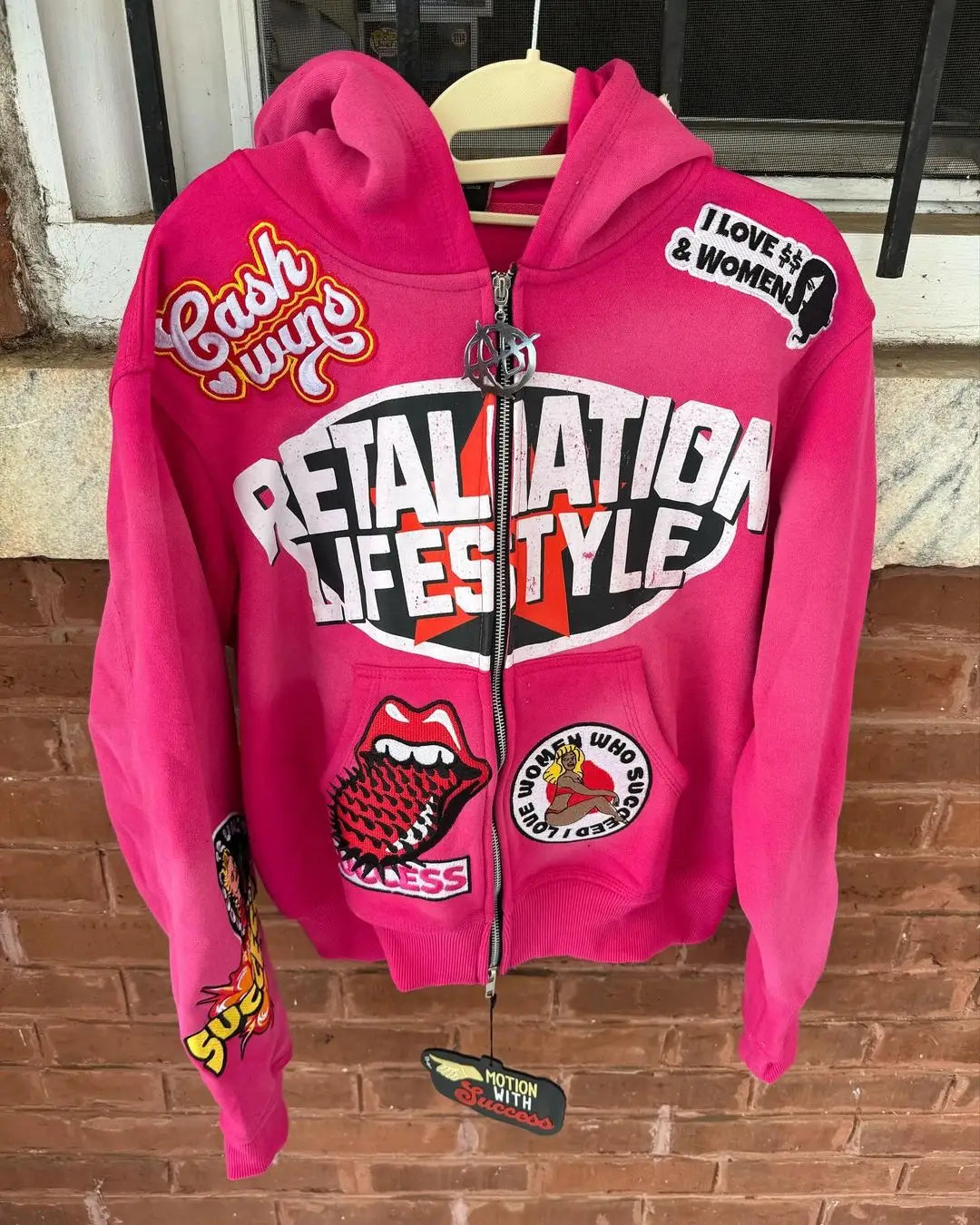 Hip-hop Punk Trend Streetwear Retro Zipper Hoodie Men Casual Oversized Sweatshirts