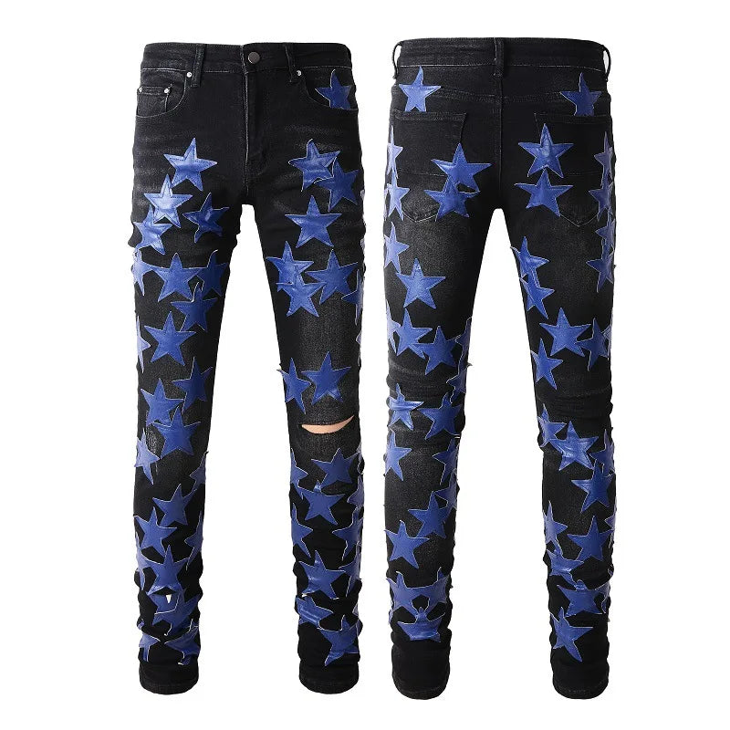 Amiri Men's Jeans Distressed Streetwear Denim Pants