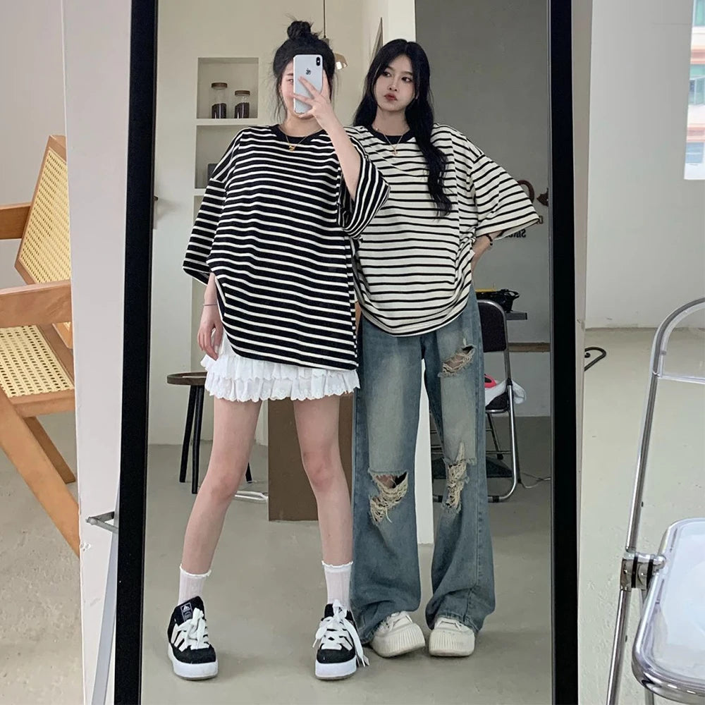 American Retro Design High-street Vibe Wide-legged Dragging Pants