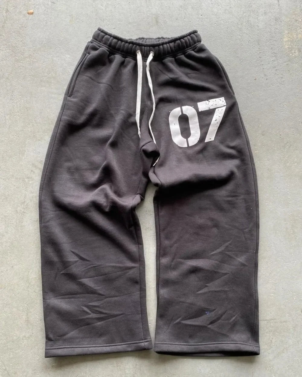 Hooded men's sweatshirt drawstring casual sweatpants women's street autumn