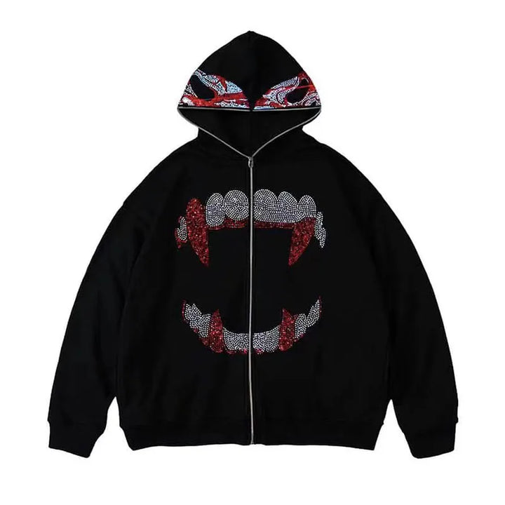 Hoodies Long Sleeve Coat Sweatshirt Jacket Streetwear
