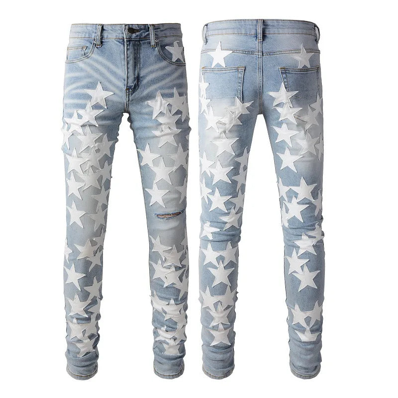 Amiri Men's Jeans Distressed Streetwear Denim Pants