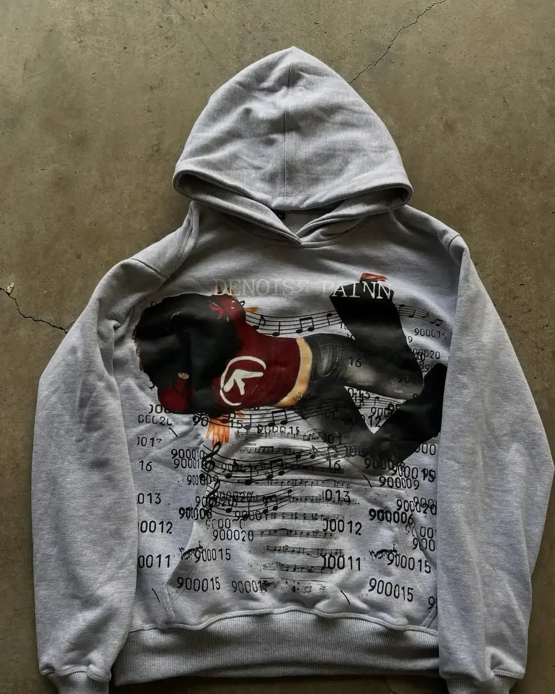 Streetwear Oversized Hoodie Gothic Goth Men And Women