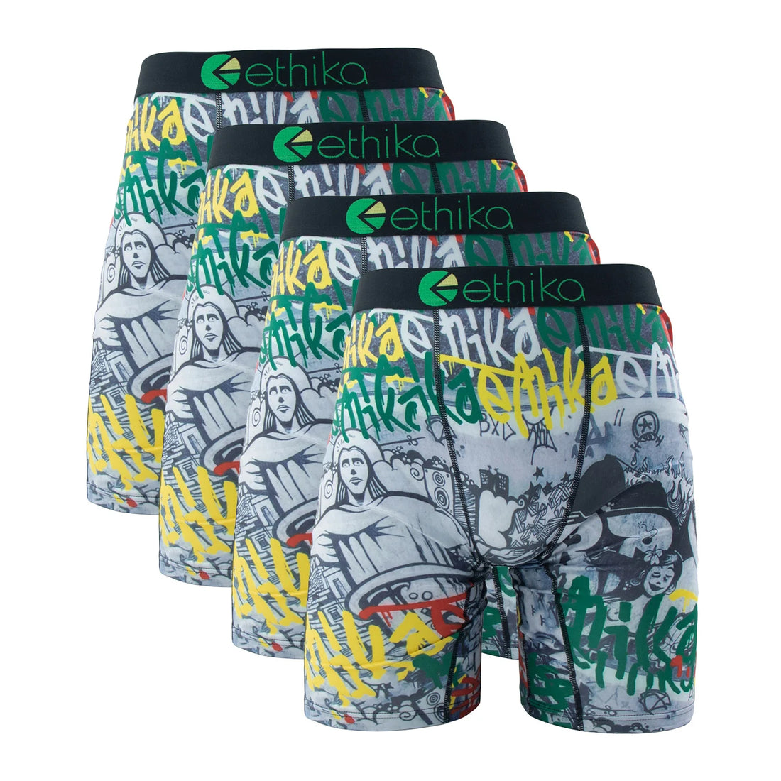 4Pcs ETHIKA Sexy Men Underwear Boxer