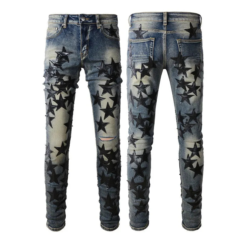 Amiri Men's Jeans Distressed Streetwear Denim Pants