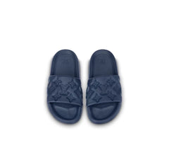 LOUIS VUITTON Waterfront Slide Slippers Men's Navy