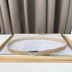 Prada Saffiano leather belt 'Sand Beige'
