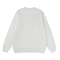 Moncler Logo-Embroidered Printed Cotton Jersey Sweatshirt White