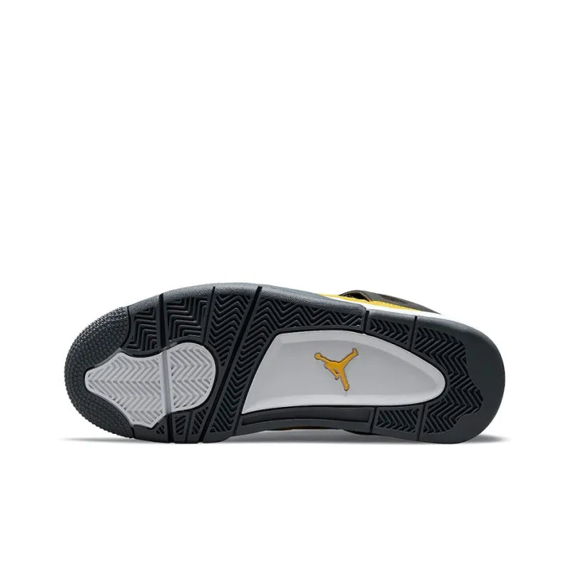 Air Jordan Retro 4-Style Sneakers – Lightning Yellow Edition